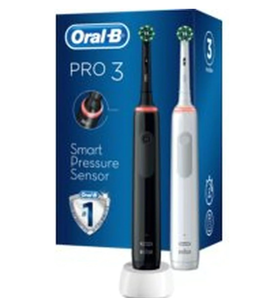 Oral-B 欧乐B Pro 3 3900 电动牙刷2支装 带3刷头  直邮含税到手495.45元