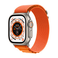Apple 苹果 Watch Ultra 智能手表 49mm GPS+蜂窝网络款 钛金属原色表壳  小号（GPS、血氧、ECG）