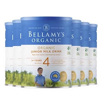 BELLAMY'S 贝拉米 经典系列 有机婴儿奶粉 澳版 4段 900g*6