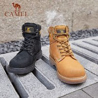 CAMEL 骆驼 男鞋 马丁靴高帮机能风休闲工装大黄靴 金黄 40