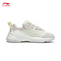 LI-NING 李宁 星云 2K丨中国色系列情侣款女鞋运动鞋老爹鞋AGCT078 米白色-1 37