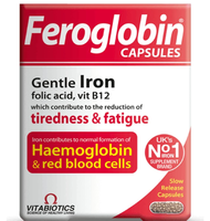Vitabiotics 薇塔贝尔 Feroglobin 铁珠蛋白补铁胶囊 30粒 到手约36.54元