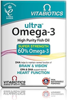 国内62元！0税费！Vitabiotics 薇塔贝尔 Ultra 高纯Omega-3鱼油胶囊 60粒  含税直邮到手36.34元