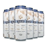 Hoegaarden 福佳 比利时风味精酿啤酒 福佳白啤酒 310ml*12听  产品临期 福佳白 310mL 12罐