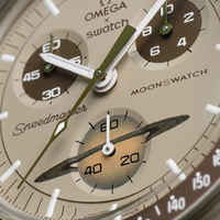 swatch 斯沃琪 X OMEGA 欧米茄联名 42毫米石英腕表 MISSION TO SATURN SO33T100