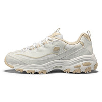 SKECHERS 斯凯奇 D'lites 1.0 女子休闲运动鞋 66666214/WNT 白色/自然色 37