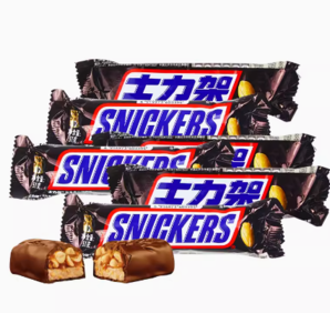 21日10点百亿补贴！SNICKERS 士力架 大根装51g*6条