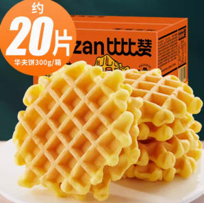 bi bi zan 比比赞 华夫饼面包 300g/箱
