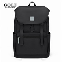 GOLF 高尔夫 运动双肩包男士背包男女书包15.6英寸电脑包高中户外旅行背包 款式7-曜石黑