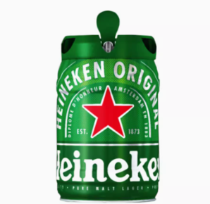 88VIP！Heineken 喜力 啤酒荷兰原装进口 铁金刚5L桶装