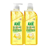 AXE 斧头柠檬玻尿酸护肤洗洁精套装1kg*2(泵+补)