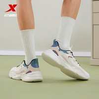 XTEP 特步 流年男鞋轻便运动鞋2024春夏男女透气网面休闲鞋正品鞋子男潮