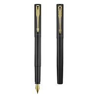 PARKER 派克 钢笔 威雅XL系列 经典黑金夹 F尖 单支装