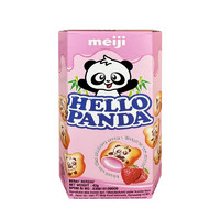 meiji 明治 小熊夹心饼干42g（草莓味）