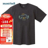 mont·bell montbellT恤男女中性款23春夏新款户外舒适休闲短袖2104742 DKCH M