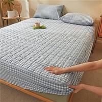 MINISO 名创优品 床笠 可水洗防滑床垫保护罩 加厚夹棉床罩全包床单防尘罩 1.8x2米