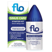 Flo 鼻腔护理套装（通鼻器+洗鼻盐*12包）
