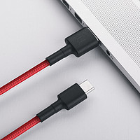 Xiaomi 小米 USB-C数据线 编织线版 黑色