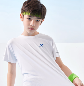 XTEP 特步 儿童清爽舒适透气短袖T恤