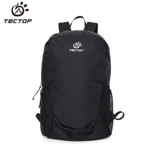 PLUS会员！TECTOP 探拓 中性旅行背包 DEAB604451 黑色 20L