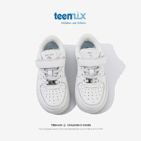 TEENMIX 天美意 童鞋儿童低帮白色潮款 白色 36码