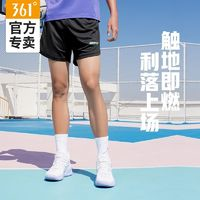 361° 361运动短裤男2024夏季薄款复古篮球运动裤美式篮球透气四分裤子