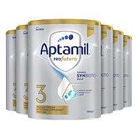 Aptamil 爱他美 澳洲白金3段婴幼儿奶粉三段900g×6罐装