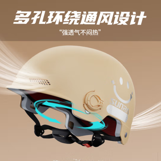 PLUS会员！新日 SUNRA 3C认证上市品牌电动车头盔