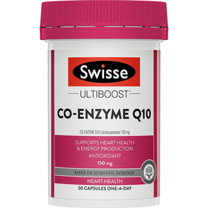 Swisse斯维诗辅酶q10软胶囊50粒CoQ10保护心血管心脏心肌进口官方