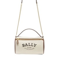 BALLY 巴利 夏新款女士波士顿包CALYN.ST帆布包手提斜挎包