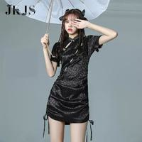 JK&JS 旗袍改良年轻少女国潮中国风女装高级感连衣裙