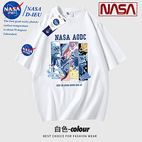 NASAD-IEU NASA DIEU美式重磅夏季纯棉中国潮t恤男女短袖T恤半袖打底