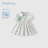 JELLYBABY 夏季女童连衣裙 绿色 120CM