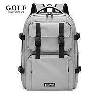 GOLF 高尔夫 双肩包休闲旅行包防泼水通勤包 款式6-暮云灰（赠单肩包）