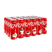 可口可乐 限上海：碳酸汽水摩登罐饮料330ml*24罐新老包装随机发货