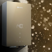NORITZ 能率 燃气热水器13升 全面屏幻彩系列 搭载水量伺服器 一键节能天然气