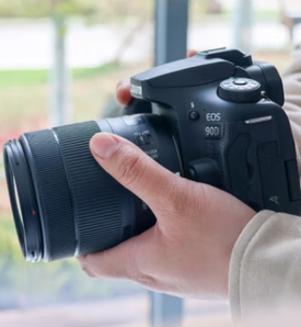 Canon 佳能 EOS90d 数码单反照相机视频直播高清相机 EOS 90D 套机（18-135）