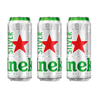 Heineken 喜力 星银（Heineken Silver）啤酒500ml*3听