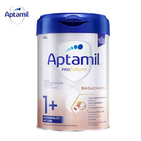 Aptamil 爱他美 欧洲进口德国白金德文版HMO婴儿配方奶粉 1+段白金*3 800g