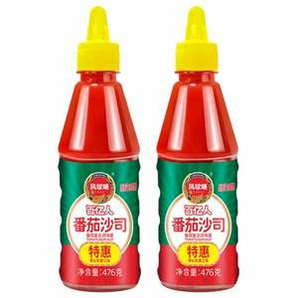 凤球唛 百亿人番茄酱  476g*2瓶