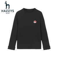 HAZZYS 哈吉斯 女童针织衫 钻石黑 120