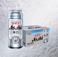 Asahi朝日啤酒超爽生啤酒500ml*12罐*1 整箱