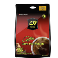 G7 COFFEE 中原G7美式速溶0蔗糖0脂健身黑咖啡200g（2g*100包）越南进