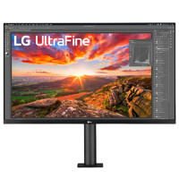 LG 乐金 UltraFine Ergo系列 32UN880-B 31.5英寸 IPS FreeSync 显示器（3840*2160、60Hz、95%DCI-P3、HDR10、Type-C 60W）