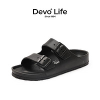 Devo 的沃 夏季外穿时尚凉拖鞋