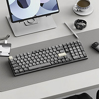某东京造 N990 101键 2.4G蓝牙 多模无线机械键盘 钛金灰 佳达隆2.0矮茶轴 白光