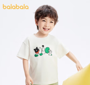 巴拉巴拉  童装儿童短袖t恤
