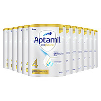 Aptamil 爱他美 澳洲白金版 活性益生菌婴儿配方奶粉 4段 900g*12罐