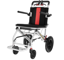20点！京巧 碳钢蜂窝轮轮椅轻便折叠减震家用医用代步车