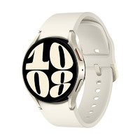 SAMSUNG 三星 Galaxy Watch6 智能手表 40mm 金色表壳 星河白硅胶表带